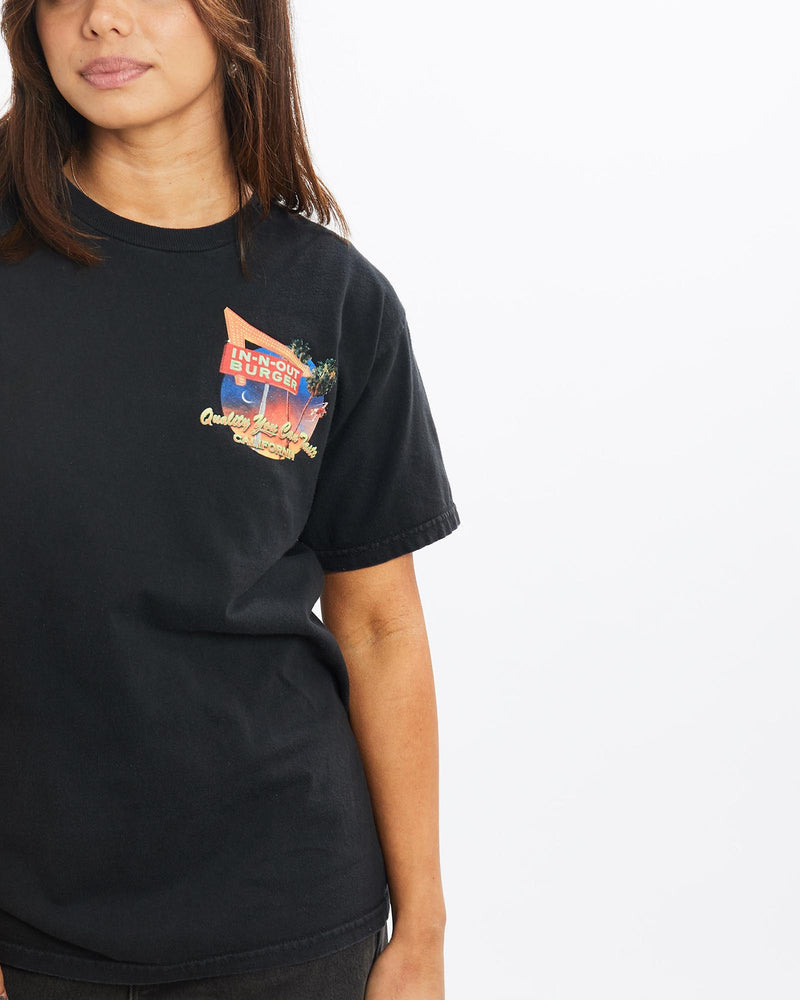 Vintage, In-N-Out, Burger, Tee, The Real Deal, size extra small, colour Red, newtown, sydney, australia, thrift store, opshop, preloved, secondhand, sustainable, retro, antique, 70s, 80s, 90s, 2000s, 00s, fashion, clothing, streetwear, trendy, garment, style, boutique, store, shop, archive, sale, cheap, best, top, T-Shirts