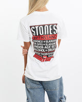 Vintage, The, Rolling, Stones, Tee, The Real Deal, size extra small, colour White, newtown, sydney, australia, thrift store, opshop, preloved, secondhand, sustainable, retro, antique, 70s, 80s, 90s, 2000s, 00s, fashion, clothing, streetwear, trendy, garment, style, boutique, store, shop, archive, sale, cheap, best, top, T-Shirts