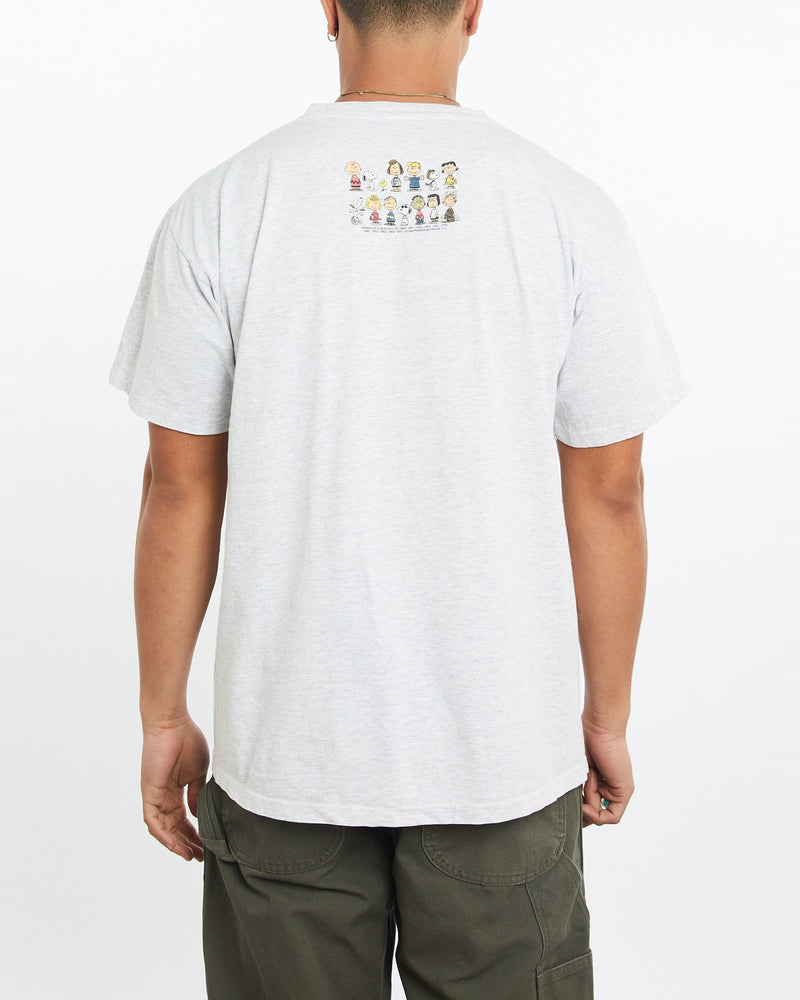 Vintage, 90s, Snoopy, Cartoon, Tee, The Real Deal, size large, colour Grey, newtown, sydney, australia, thrift store, opshop, preloved, secondhand, sustainable, retro, antique, 70s, 80s, 90s, 2000s, 00s, fashion, clothing, streetwear, trendy, garment, style, boutique, store, shop, archive, sale, cheap, best, top, T-Shirts