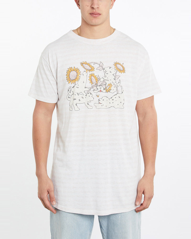 Vintage, 90s, Dalmatian, Dog, Tee, The Real Deal, size double extra large, colour Multicolour, newtown, sydney, australia, thrift store, opshop, preloved, secondhand, sustainable, retro, antique, 70s, 80s, 90s, 2000s, 00s, fashion, clothing, streetwear, trendy, garment, style, boutique, store, shop, archive, sale, cheap, best, top, T-Shirts