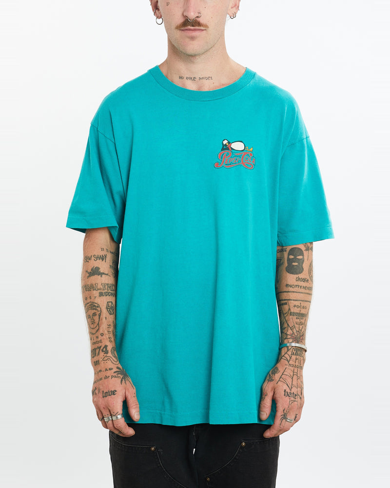 Vintage 90s Pepsi Cola Penguin Tee <br>L , The Real Deal , newtown, sydney, australia, thrift store, opshop, preloved, secondhand, sustainable, retro, antique, 70s, 80s, 90s, 2000s, 00s, fashion, clothing, streetwear, trendy, garment, style, boutique, store, shop, archive, sale, cheap, best, top