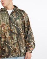 Vintage, Russell, Athletic, Realtree, Camo, Hooded, Sweatshirt, The Real Deal, size double extra large, colour Green, newtown, sydney, australia, thrift store, opshop, preloved, secondhand, sustainable, retro, antique, 70s, 80s, 90s, 2000s, 00s, fashion, clothing, streetwear, trendy, garment, style, boutique, store, shop, archive, sale, cheap, best, top, Sweats and hoodies