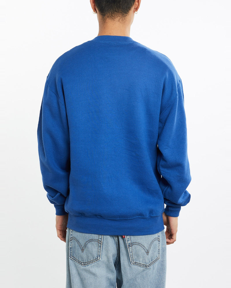 Vintage, 90s, Nike, Sweatshirt, The Real Deal, size large, colour Blue, newtown, sydney, australia, thrift store, opshop, preloved, secondhand, sustainable, retro, antique, 70s, 80s, 90s, 2000s, 00s, fashion, clothing, streetwear, trendy, garment, style, boutique, store, shop, archive, sale, cheap, best, top, Sweats and hoodies