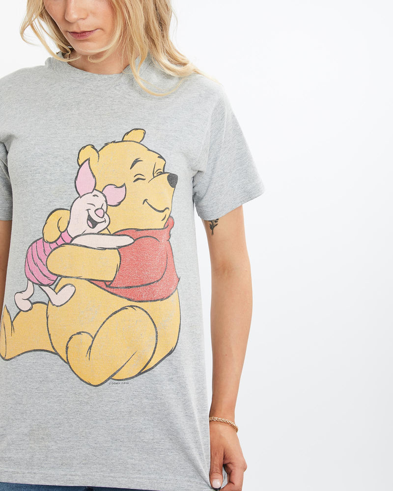 Vintage, 90s, Disney, Winnie, The, Pooh, Tee, The Real Deal, size medium, colour Grey, newtown, sydney, australia, thrift store, opshop, preloved, secondhand, sustainable, retro, antique, 70s, 80s, 90s, 2000s, 00s, fashion, clothing, streetwear, trendy, garment, style, boutique, store, shop, archive, sale, cheap, best, top, T-Shirts