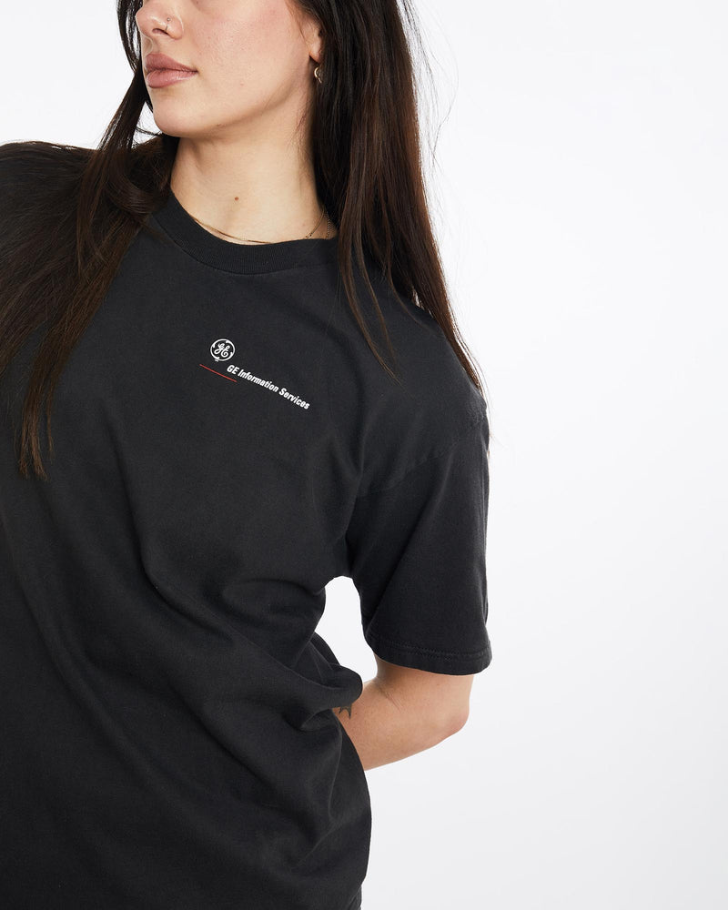 Vintage, 90s, GE, Internet, Component, Architecture', Tech, Tee, The Real Deal, size large, colour Black, newtown, sydney, australia, thrift store, opshop, preloved, secondhand, sustainable, retro, antique, 70s, 80s, 90s, 2000s, 00s, fashion, clothing, streetwear, trendy, garment, style, boutique, store, shop, archive, sale, cheap, best, top, T-Shirts