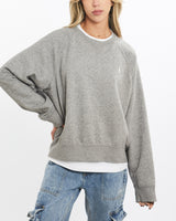 Vintage, Polo, Ralph, Lauren, Sweatshirt, The Real Deal, size small, colour Grey, newtown, sydney, australia, thrift store, opshop, preloved, secondhand, sustainable, retro, antique, 70s, 80s, 90s, 2000s, 00s, fashion, clothing, streetwear, trendy, garment, style, boutique, store, shop, archive, sale, cheap, best, top, Sweats and hoodies