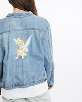 Vintage, 90s, Disney, Tinkerbell, Denim, Jacket, The Real Deal, size medium, colour Blue, newtown, sydney, australia, thrift store, opshop, preloved, secondhand, sustainable, retro, antique, 70s, 80s, 90s, 2000s, 00s, fashion, clothing, streetwear, trendy, garment, style, boutique, store, shop, archive, sale, cheap, best, top, Jackets
