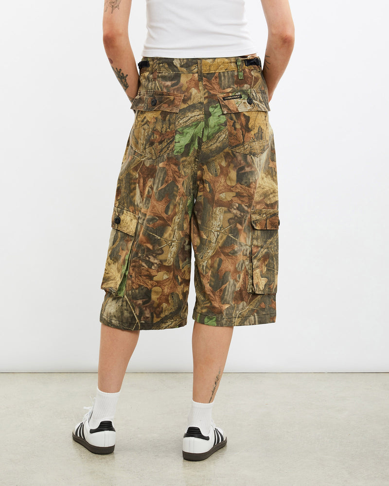 Vintage, Realtree, Camo, Cargo, Shorts, The Real Deal, size 31", colour Green, newtown, sydney, australia, thrift store, opshop, preloved, secondhand, sustainable, retro, antique, 70s, 80s, 90s, 2000s, 00s, fashion, clothing, streetwear, trendy, garment, style, boutique, store, shop, archive, sale, cheap, best, top, Shorts