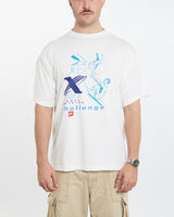 Vintage 90s Nike Challenge Tee <br>L , The Real Deal , newtown, sydney, australia, thrift store, opshop, preloved, secondhand, sustainable, retro, antique, 70s, 80s, 90s, 2000s, 00s, fashion, clothing, streetwear, trendy, garment, style, boutique, store, shop, archive, sale, cheap, best, top