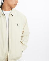 Vintage, 90s, Polo, Ralph, Lauren, Harrington, Jacket, The Real Deal, size large, colour Beige, newtown, sydney, australia, thrift store, opshop, preloved, secondhand, sustainable, retro, antique, 70s, 80s, 90s, 2000s, 00s, fashion, clothing, streetwear, trendy, garment, style, boutique, store, shop, archive, sale, cheap, best, top, Jackets