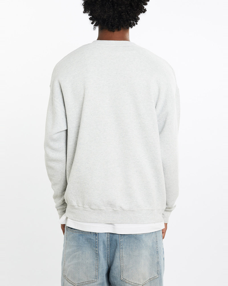 Vintage, 90s, Sports, Illustrated, Sweatshirt, The Real Deal, size large, colour Grey, newtown, sydney, australia, thrift store, opshop, preloved, secondhand, sustainable, retro, antique, 70s, 80s, 90s, 2000s, 00s, fashion, clothing, streetwear, trendy, garment, style, boutique, store, shop, archive, sale, cheap, best, top, Sweats and hoodies