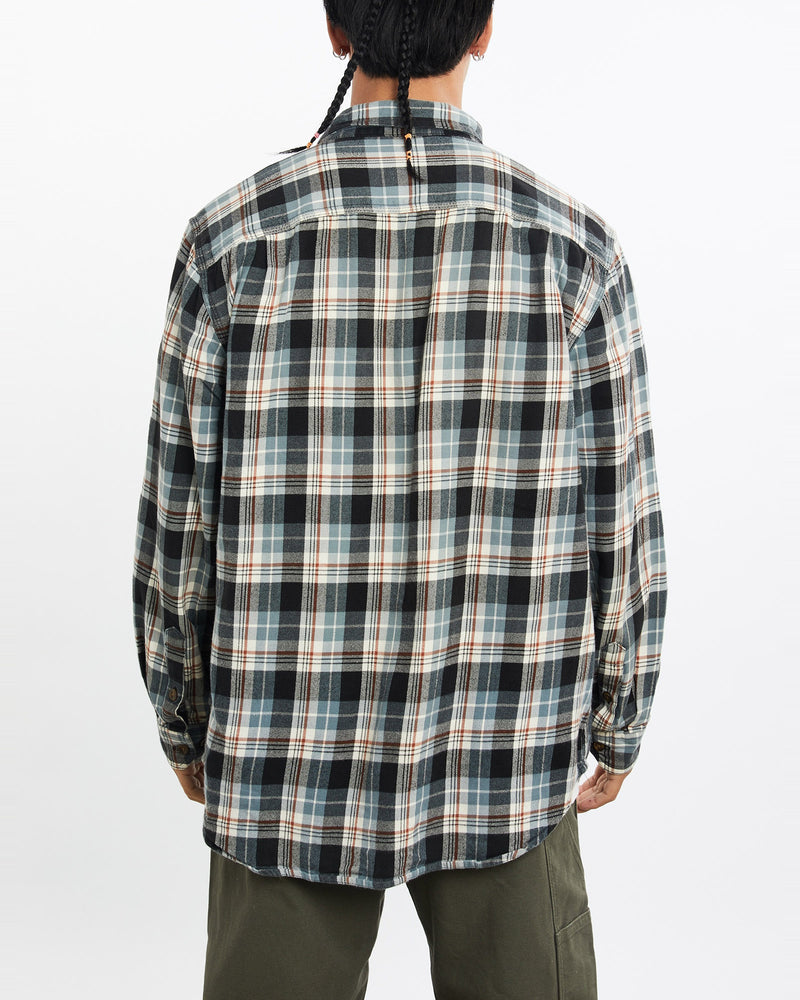 Vintage, Carhartt, Flannelette, Button, Up, Shirt, The Real Deal, size large, colour Multicolour, newtown, sydney, australia, thrift store, opshop, preloved, secondhand, sustainable, retro, antique, 70s, 80s, 90s, 2000s, 00s, fashion, clothing, streetwear, trendy, garment, style, boutique, store, shop, archive, sale, cheap, best, top, Shirts