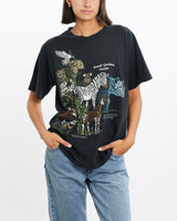 Vintage, 90s, Busch, Gardens, Tampa, Wildlife, Tee, The Real Deal, size small, colour Black, newtown, sydney, australia, thrift store, opshop, preloved, secondhand, sustainable, retro, antique, 70s, 80s, 90s, 2000s, 00s, fashion, clothing, streetwear, trendy, garment, style, boutique, store, shop, archive, sale, cheap, best, top, T-Shirts