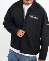 Vintage, Mechanic, Jacket, The Real Deal, size double extra large, colour Black, newtown, sydney, australia, thrift store, opshop, preloved, secondhand, sustainable, retro, antique, 70s, 80s, 90s, 2000s, 00s, fashion, clothing, streetwear, trendy, garment, style, boutique, store, shop, archive, sale, cheap, best, top, Jackets