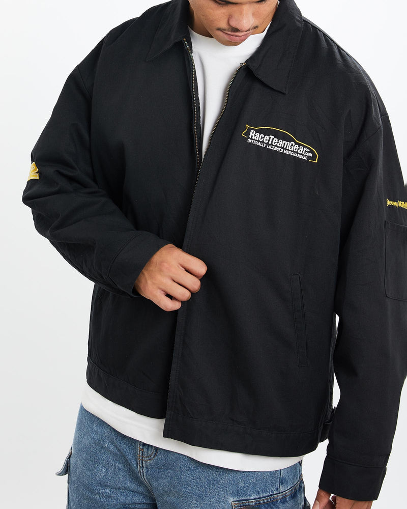 Vintage, Mechanic, Jacket, The Real Deal, size double extra large, colour Black, newtown, sydney, australia, thrift store, opshop, preloved, secondhand, sustainable, retro, antique, 70s, 80s, 90s, 2000s, 00s, fashion, clothing, streetwear, trendy, garment, style, boutique, store, shop, archive, sale, cheap, best, top, Jackets