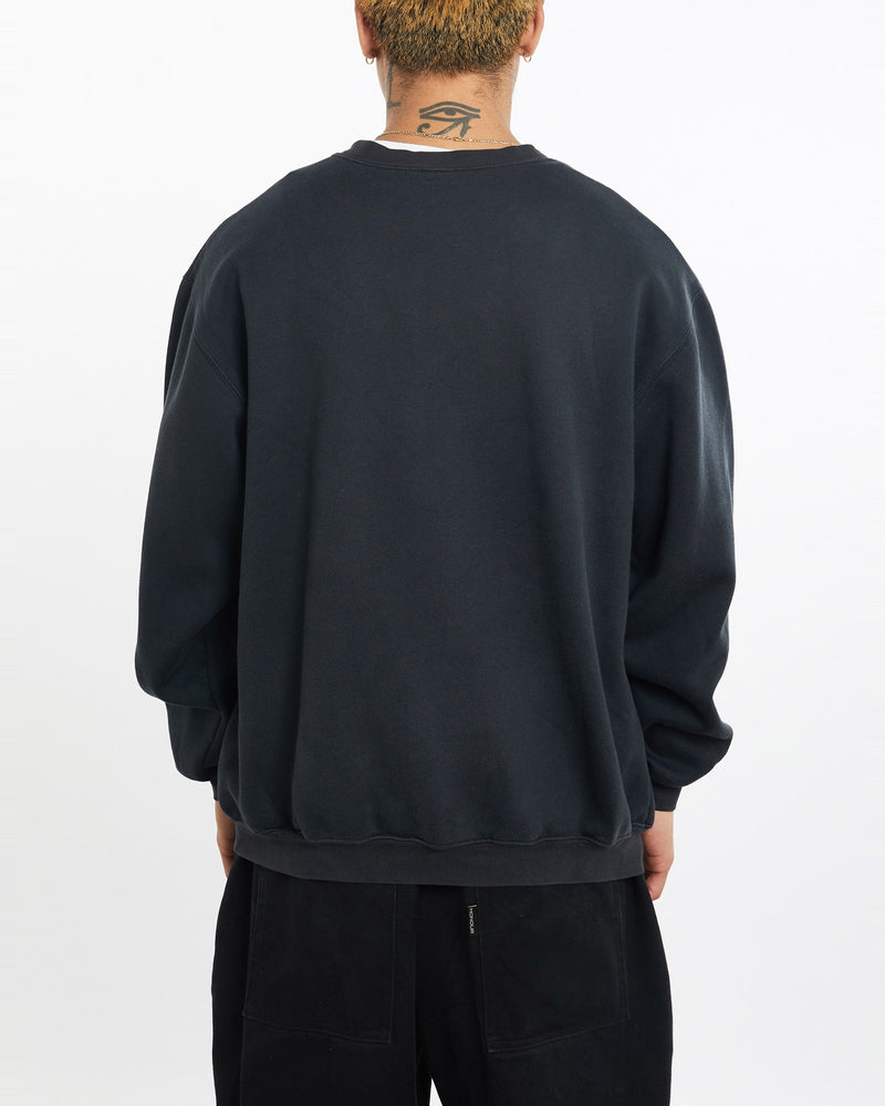 Vintage, Adidas, Mercedes-Benz, Tennis, Cup, Sweatshirt, The Real Deal, size extra large, colour Black, newtown, sydney, australia, thrift store, opshop, preloved, secondhand, sustainable, retro, antique, 70s, 80s, 90s, 2000s, 00s, fashion, clothing, streetwear, trendy, garment, style, boutique, store, shop, archive, sale, cheap, best, top, Sweats and hoodies