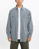 Vintage, Carhartt, Button, Up, Shirt, The Real Deal, size large, colour Blue, newtown, sydney, australia, thrift store, opshop, preloved, secondhand, sustainable, retro, antique, 70s, 80s, 90s, 2000s, 00s, fashion, clothing, streetwear, trendy, garment, style, boutique, store, shop, archive, sale, cheap, best, top, Shirts