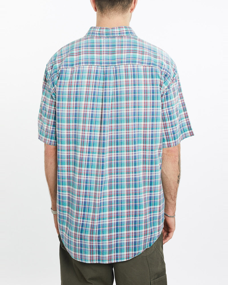 Vintage, 90s, Polo, Ralph, Lauren, Short, Sleeve, Button, Up, Shirt, The Real Deal, size extra large, colour Multicolour, newtown, sydney, australia, thrift store, opshop, preloved, secondhand, sustainable, retro, antique, 70s, 80s, 90s, 2000s, 00s, fashion, clothing, streetwear, trendy, garment, style, boutique, store, shop, archive, sale, cheap, best, top, Shirts