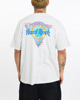 Vintage, 90s, Hard, Rock, Hotel, Tee, The Real Deal, size extra large, colour Grey, newtown, sydney, australia, thrift store, opshop, preloved, secondhand, sustainable, retro, antique, 70s, 80s, 90s, 2000s, 00s, fashion, clothing, streetwear, trendy, garment, style, boutique, store, shop, archive, sale, cheap, best, top, T-Shirts