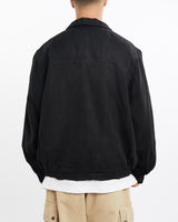 Vintage, 90s, Polo, Ralph, Lauren, Harrington, Jacket, The Real Deal, size large, colour Black, newtown, sydney, australia, thrift store, opshop, preloved, secondhand, sustainable, retro, antique, 70s, 80s, 90s, 2000s, 00s, fashion, clothing, streetwear, trendy, garment, style, boutique, store, shop, archive, sale, cheap, best, top, Jackets