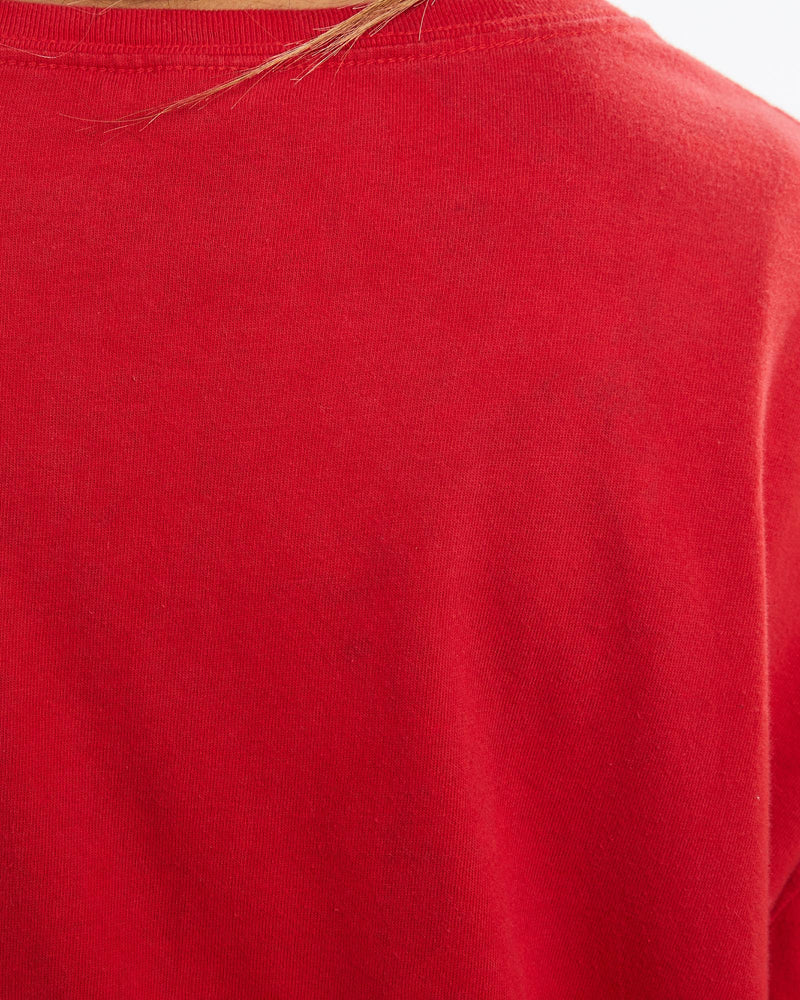 Vintage, 90s, Ralph, Lauren, Polo, Sport, Long, Sleeve, Tee, The Real Deal, size medium, colour Red, newtown, sydney, australia, thrift store, opshop, preloved, secondhand, sustainable, retro, antique, 70s, 80s, 90s, 2000s, 00s, fashion, clothing, streetwear, trendy, garment, style, boutique, store, shop, archive, sale, cheap, best, top, T-Shirts