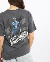 Vintage, Dale, Earnhardt, Jr., NASCAR, Racing, Tee, The Real Deal, size medium, colour Grey, newtown, sydney, australia, thrift store, opshop, preloved, secondhand, sustainable, retro, antique, 70s, 80s, 90s, 2000s, 00s, fashion, clothing, streetwear, trendy, garment, style, boutique, store, shop, archive, sale, cheap, best, top, T-Shirts