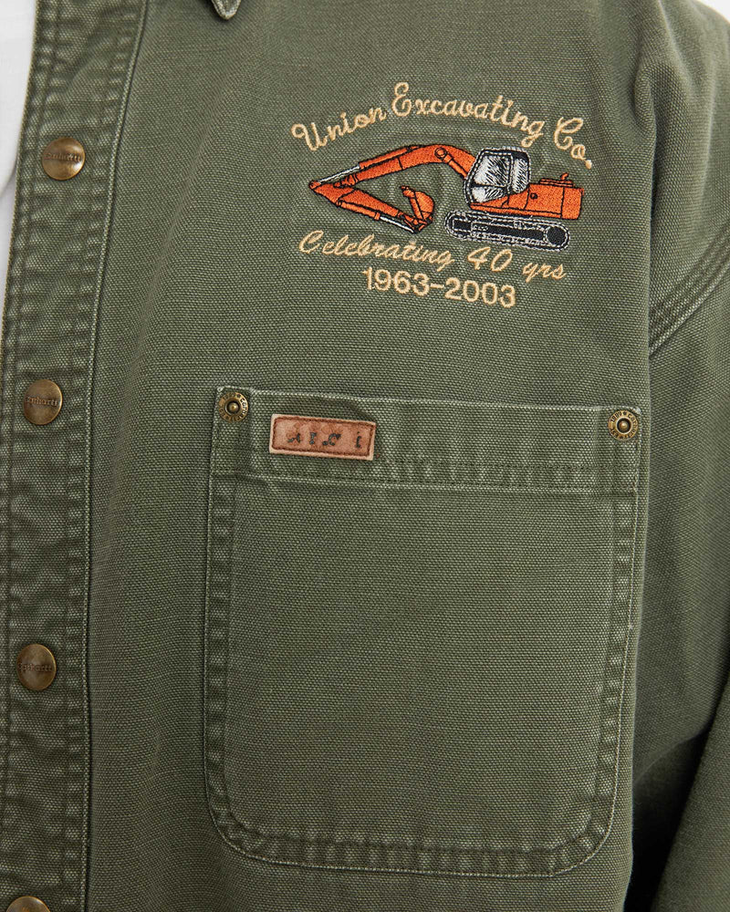 Vintage Carhartt Flannelette lined Button Up Shirt <br>XL , The Real Deal , newtown, sydney, australia, thrift store, opshop, preloved, secondhand, sustainable, retro, antique, 70s, 80s, 90s, 2000s, 00s, fashion, clothing, streetwear, trendy, garment, style, boutique, store, shop, archive, sale, cheap, best, top