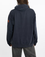 Vintage, NCAA, University, of, Illinois, Fighting, Illini, Hooded, Sweatshirt, The Real Deal, size large, colour Navy, newtown, sydney, australia, thrift store, opshop, preloved, secondhand, sustainable, retro, antique, 70s, 80s, 90s, 2000s, 00s, fashion, clothing, streetwear, trendy, garment, style, boutique, store, shop, archive, sale, cheap, best, top, Sweats and hoodies