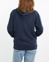 Vintage, Nike, Football, Hooded, Sweatshirt, The Real Deal, size medium, colour Navy, newtown, sydney, australia, thrift store, opshop, preloved, secondhand, sustainable, retro, antique, 70s, 80s, 90s, 2000s, 00s, fashion, clothing, streetwear, trendy, garment, style, boutique, store, shop, archive, sale, cheap, best, top, Sweats and hoodies