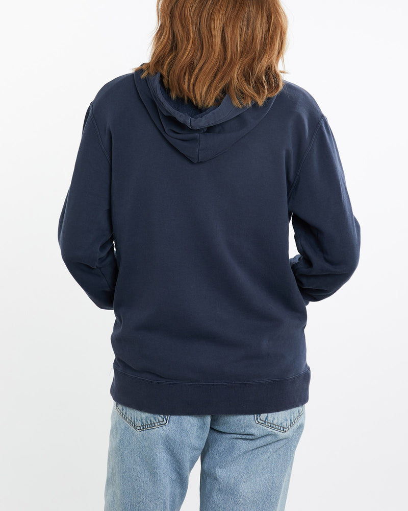 Vintage, Nike, Football, Hooded, Sweatshirt, The Real Deal, size medium, colour Navy, newtown, sydney, australia, thrift store, opshop, preloved, secondhand, sustainable, retro, antique, 70s, 80s, 90s, 2000s, 00s, fashion, clothing, streetwear, trendy, garment, style, boutique, store, shop, archive, sale, cheap, best, top, Sweats and hoodies