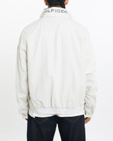 Vintage, Tommy, Hilfiger, Sailing, Jacket, The Real Deal, size large, colour White, newtown, sydney, australia, thrift store, opshop, preloved, secondhand, sustainable, retro, antique, 70s, 80s, 90s, 2000s, 00s, fashion, clothing, streetwear, trendy, garment, style, boutique, store, shop, archive, sale, cheap, best, top, Jackets