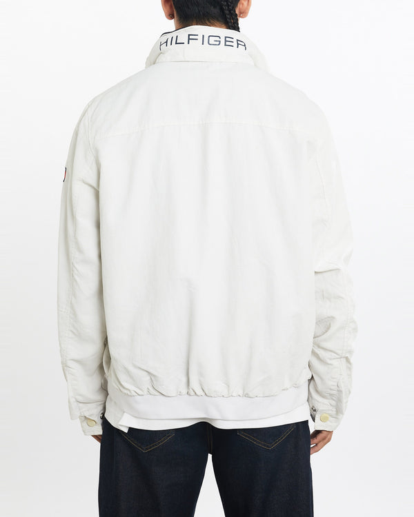 Vintage, Tommy, Hilfiger, Sailing, Jacket, The Real Deal, size large, colour White, newtown, sydney, australia, thrift store, opshop, preloved, secondhand, sustainable, retro, antique, 70s, 80s, 90s, 2000s, 00s, fashion, clothing, streetwear, trendy, garment, style, boutique, store, shop, archive, sale, cheap, best, top, Jackets