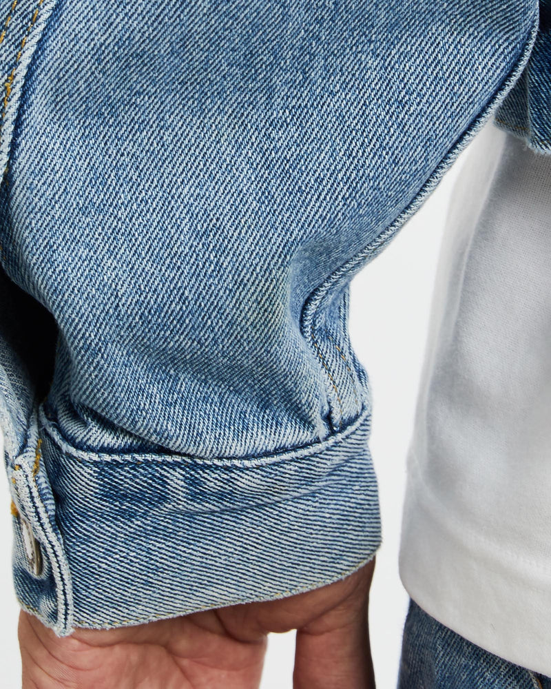 Vintage, Wrangler, Denim, Jacket, The Real Deal, size extra large, colour Blue, newtown, sydney, australia, thrift store, opshop, preloved, secondhand, sustainable, retro, antique, 70s, 80s, 90s, 2000s, 00s, fashion, clothing, streetwear, trendy, garment, style, boutique, store, shop, archive, sale, cheap, best, top, Jackets