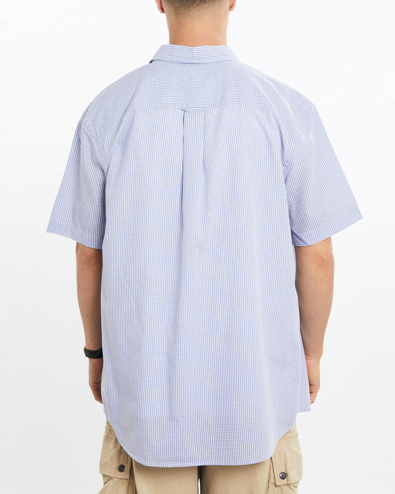 Vintage, 90s, Polo, Ralph, Lauren, Short, Sleeve, Button, Up, Shirt, The Real Deal, size large, colour Purple, newtown, sydney, australia, thrift store, opshop, preloved, secondhand, sustainable, retro, antique, 70s, 80s, 90s, 2000s, 00s, fashion, clothing, streetwear, trendy, garment, style, boutique, store, shop, archive, sale, cheap, best, top, Shirts