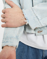 Vintage, Wrangler, Denim, Jacket, The Real Deal, size extra large, colour Blue, newtown, sydney, australia, thrift store, opshop, preloved, secondhand, sustainable, retro, antique, 70s, 80s, 90s, 2000s, 00s, fashion, clothing, streetwear, trendy, garment, style, boutique, store, shop, archive, sale, cheap, best, top, Jackets