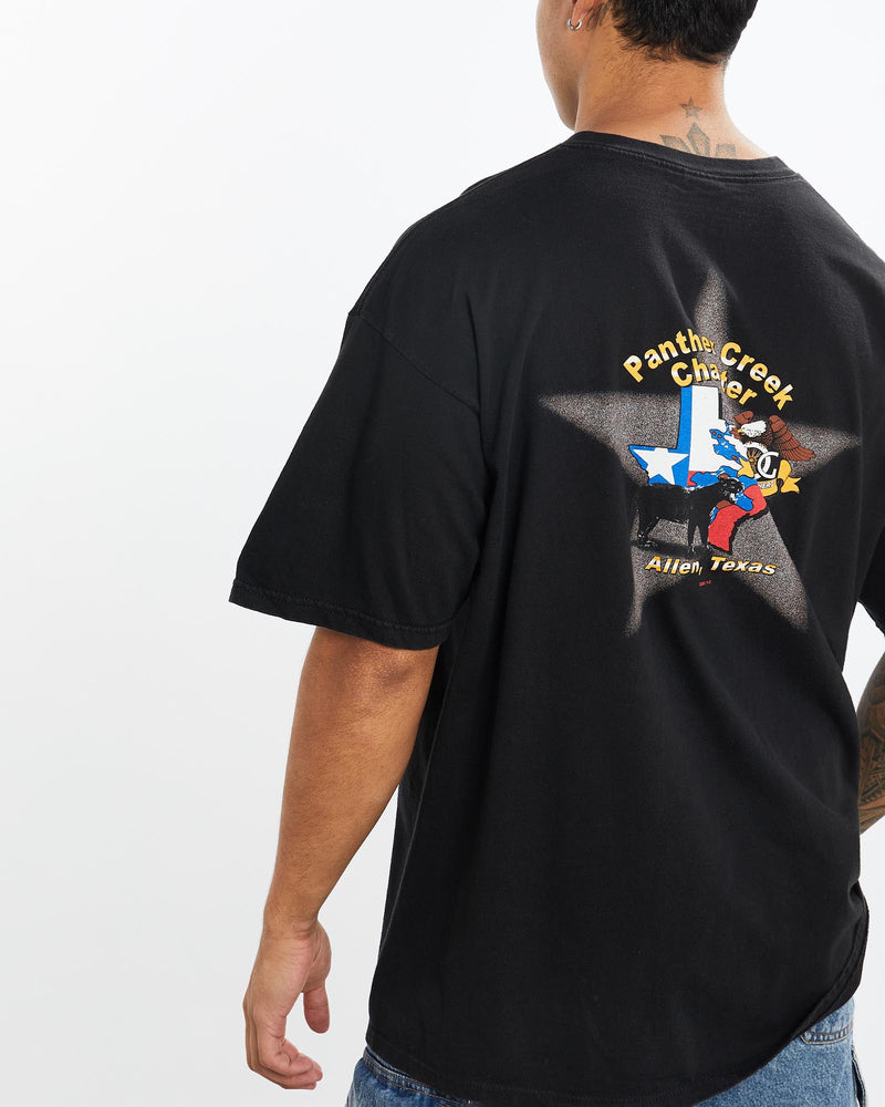 Vintage, Harley, Davidson, Owners, Group, Tee, The Real Deal, size extra large, colour Black, newtown, sydney, australia, thrift store, opshop, preloved, secondhand, sustainable, retro, antique, 70s, 80s, 90s, 2000s, 00s, fashion, clothing, streetwear, trendy, garment, style, boutique, store, shop, archive, sale, cheap, best, top, T-Shirts