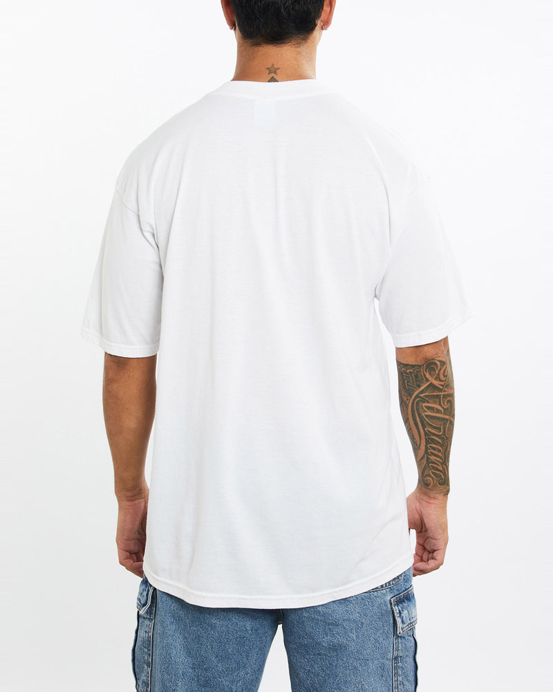 Vintage, Racing, Tee, The Real Deal, size extra large, colour White, newtown, sydney, australia, thrift store, opshop, preloved, secondhand, sustainable, retro, antique, 70s, 80s, 90s, 2000s, 00s, fashion, clothing, streetwear, trendy, garment, style, boutique, store, shop, archive, sale, cheap, best, top, T-Shirts