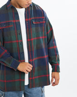 Vintage, 90s, L.L., Bean, Flannelette, Button, Up, Shirt, The Real Deal, size extra large, colour Multicolour, newtown, sydney, australia, thrift store, opshop, preloved, secondhand, sustainable, retro, antique, 70s, 80s, 90s, 2000s, 00s, fashion, clothing, streetwear, trendy, garment, style, boutique, store, shop, archive, sale, cheap, best, top, Shirts