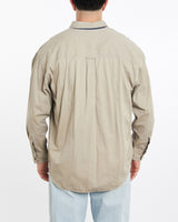 Vintage, 90s, Chaps, Ralph, Lauren, Button, Up, Shirt, The Real Deal, size extra large, colour Brown, newtown, sydney, australia, thrift store, opshop, preloved, secondhand, sustainable, retro, antique, 70s, 80s, 90s, 2000s, 00s, fashion, clothing, streetwear, trendy, garment, style, boutique, store, shop, archive, sale, cheap, best, top, Shirts