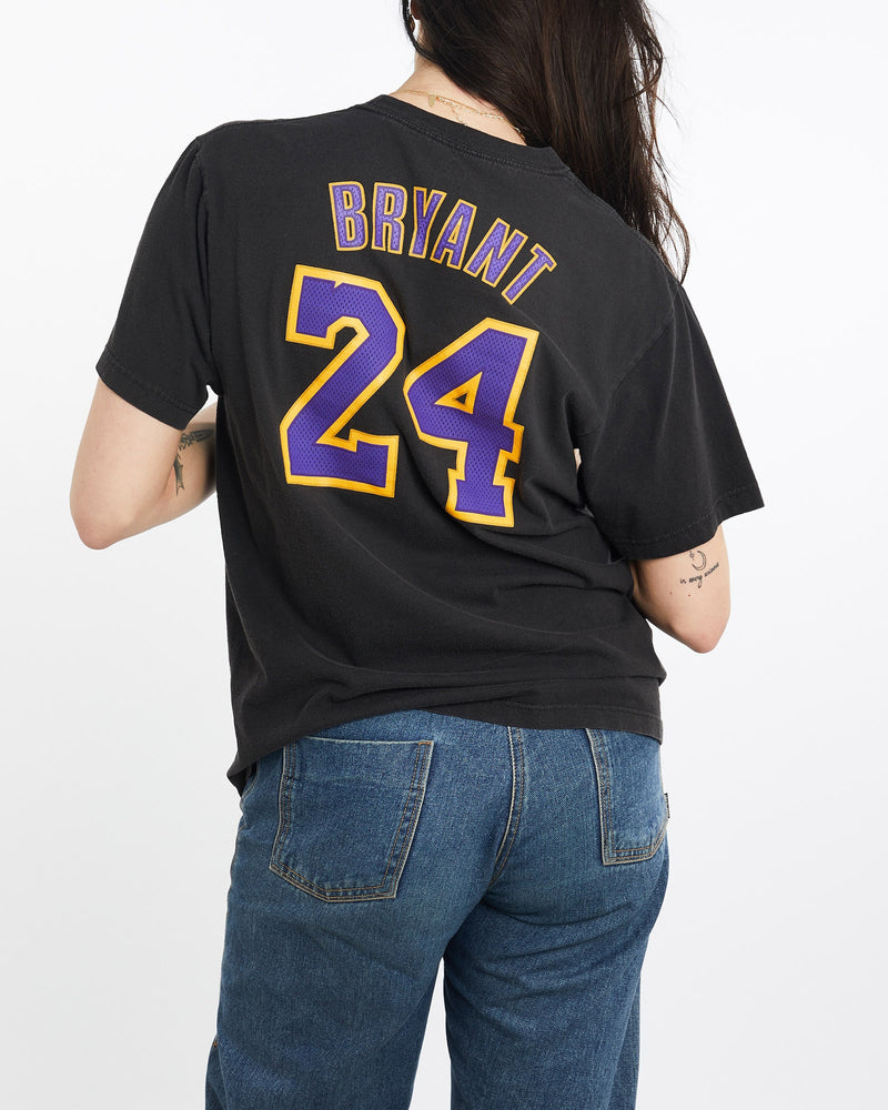 Vintage, Adidas, NBA, Los, Angeles, Lakers, Kobe, Bryant, Tee, The Real Deal, size medium, colour Black, newtown, sydney, australia, thrift store, opshop, preloved, secondhand, sustainable, retro, antique, 70s, 80s, 90s, 2000s, 00s, fashion, clothing, streetwear, trendy, garment, style, boutique, store, shop, archive, sale, cheap, best, top, T-Shirts