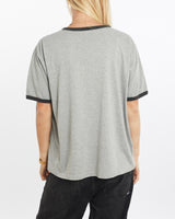 Vintage, 90s, Ralph, Lauren, Polo, Jeans, Co., Ringer, Tee, The Real Deal, size medium, colour Grey, newtown, sydney, australia, thrift store, opshop, preloved, secondhand, sustainable, retro, antique, 70s, 80s, 90s, 2000s, 00s, fashion, clothing, streetwear, trendy, garment, style, boutique, store, shop, archive, sale, cheap, best, top, T-Shirts