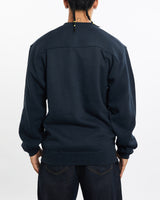 Vintage, 90s, West, Virginia, University, Sweatshirt, The Real Deal, size large, colour Blue, newtown, sydney, australia, thrift store, opshop, preloved, secondhand, sustainable, retro, antique, 70s, 80s, 90s, 2000s, 00s, fashion, clothing, streetwear, trendy, garment, style, boutique, store, shop, archive, sale, cheap, best, top, Sweats and hoodies