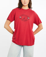 Vintage, Nautica, Tee, The Real Deal, size medium, colour Red, newtown, sydney, australia, thrift store, opshop, preloved, secondhand, sustainable, retro, antique, 70s, 80s, 90s, 2000s, 00s, fashion, clothing, streetwear, trendy, garment, style, boutique, store, shop, archive, sale, cheap, best, top, T-Shirts