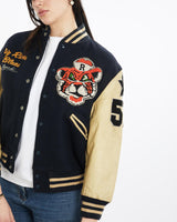 Vintage, 70s, Flying, Popcorn, Karume,, Japan', Varsity, Jacket, The Real Deal, size medium, colour Multicolour, newtown, sydney, australia, thrift store, opshop, preloved, secondhand, sustainable, retro, antique, 70s, 80s, 90s, 2000s, 00s, fashion, clothing, streetwear, trendy, garment, style, boutique, store, shop, archive, sale, cheap, best, top, Jackets