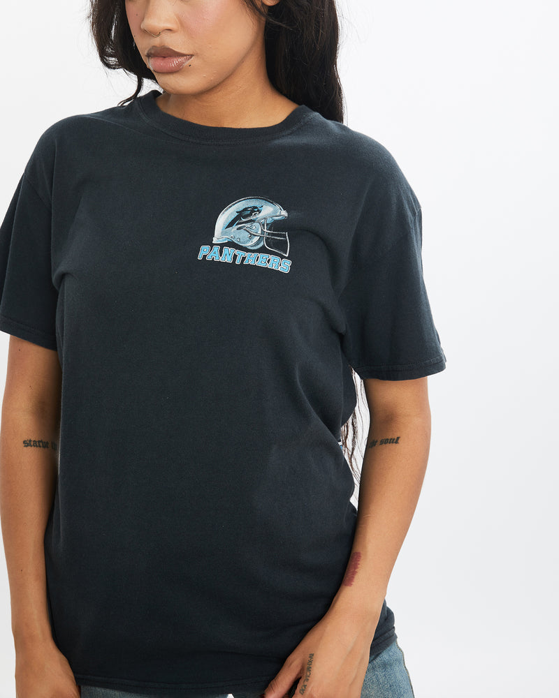 Vintage NFL Carolina Panthers Tee <br>S , The Real Deal , newtown, sydney, australia, thrift store, opshop, preloved, secondhand, sustainable, retro, antique, 70s, 80s, 90s, 2000s, 00s, fashion, clothing, streetwear, trendy, garment, style, boutique, store, shop, archive, sale, cheap, best, top