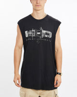 Vintage, Harley, Davidson, Tank, The Real Deal, size extra large, colour Black, newtown, sydney, australia, thrift store, opshop, preloved, secondhand, sustainable, retro, antique, 70s, 80s, 90s, 2000s, 00s, fashion, clothing, streetwear, trendy, garment, style, boutique, store, shop, archive, sale, cheap, best, top, T-Shirts