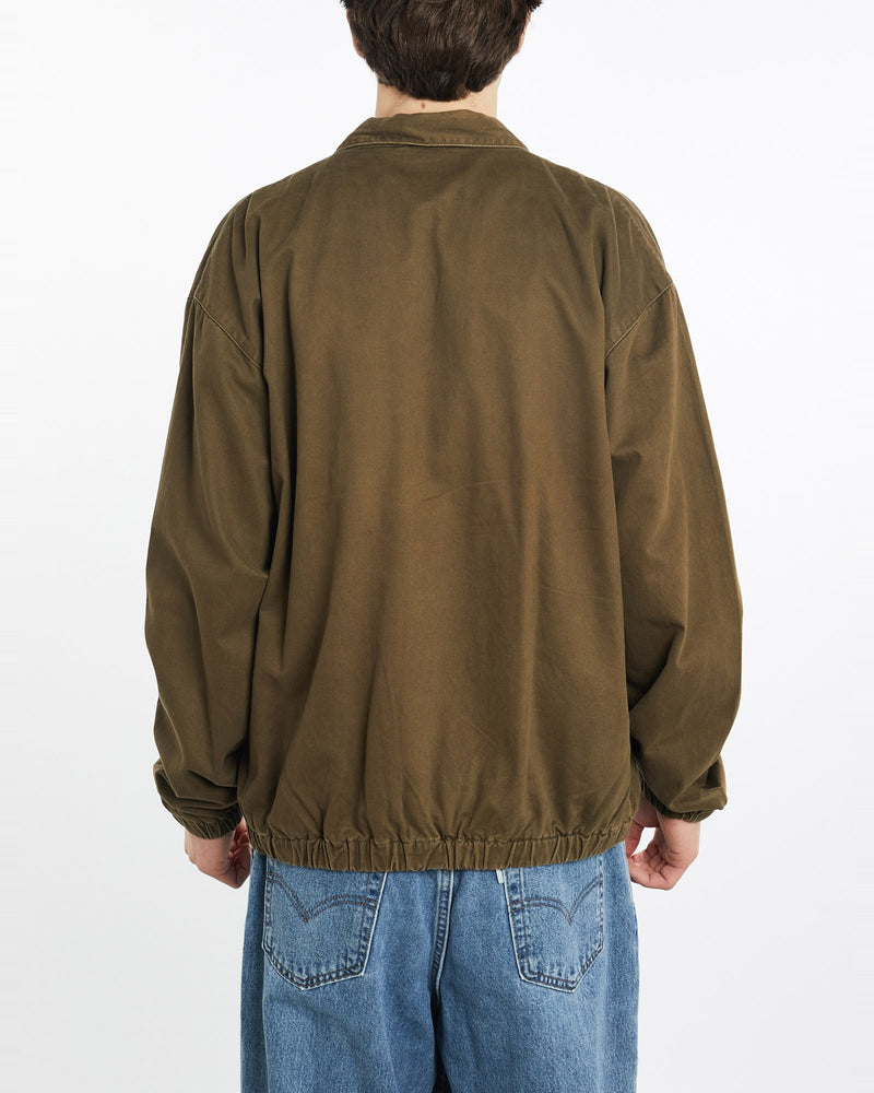 Vintage, 90s, Polo, Ralph, Lauren, Harrington, Jacket, The Real Deal, size extra large, colour Brown, newtown, sydney, australia, thrift store, opshop, preloved, secondhand, sustainable, retro, antique, 70s, 80s, 90s, 2000s, 00s, fashion, clothing, streetwear, trendy, garment, style, boutique, store, shop, archive, sale, cheap, best, top, Jackets