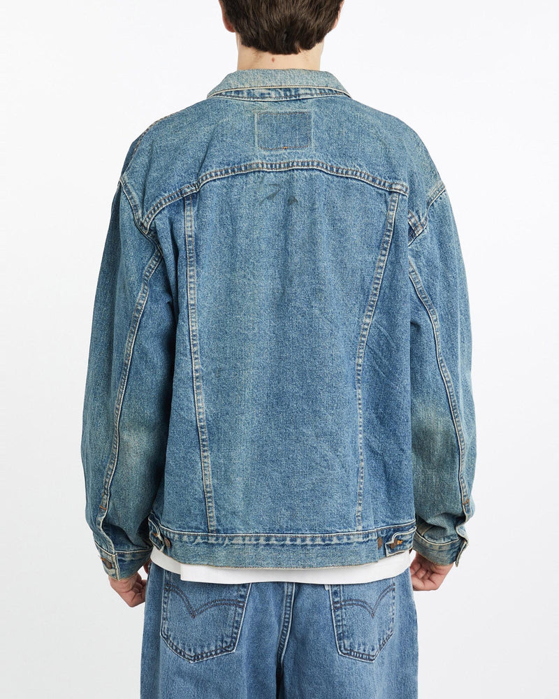 Vintage, Levi's, Denim, Jacket, The Real Deal, size extra large, colour Blue, newtown, sydney, australia, thrift store, opshop, preloved, secondhand, sustainable, retro, antique, 70s, 80s, 90s, 2000s, 00s, fashion, clothing, streetwear, trendy, garment, style, boutique, store, shop, archive, sale, cheap, best, top, Jackets