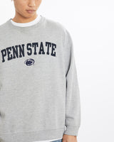 Vintage, NCAA, Penn, State, Nittany, Lions, Sweatshirt, The Real Deal, size large, colour Grey, newtown, sydney, australia, thrift store, opshop, preloved, secondhand, sustainable, retro, antique, 70s, 80s, 90s, 2000s, 00s, fashion, clothing, streetwear, trendy, garment, style, boutique, store, shop, archive, sale, cheap, best, top, Sweats and hoodies