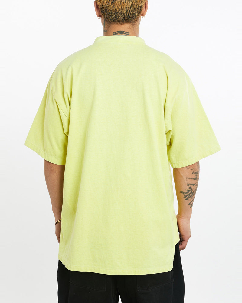 Vintage, 80s, Quiksilver, Surf, Tee, The Real Deal, size extra large, colour Yellow, newtown, sydney, australia, thrift store, opshop, preloved, secondhand, sustainable, retro, antique, 70s, 80s, 90s, 2000s, 00s, fashion, clothing, streetwear, trendy, garment, style, boutique, store, shop, archive, sale, cheap, best, top, T-Shirts